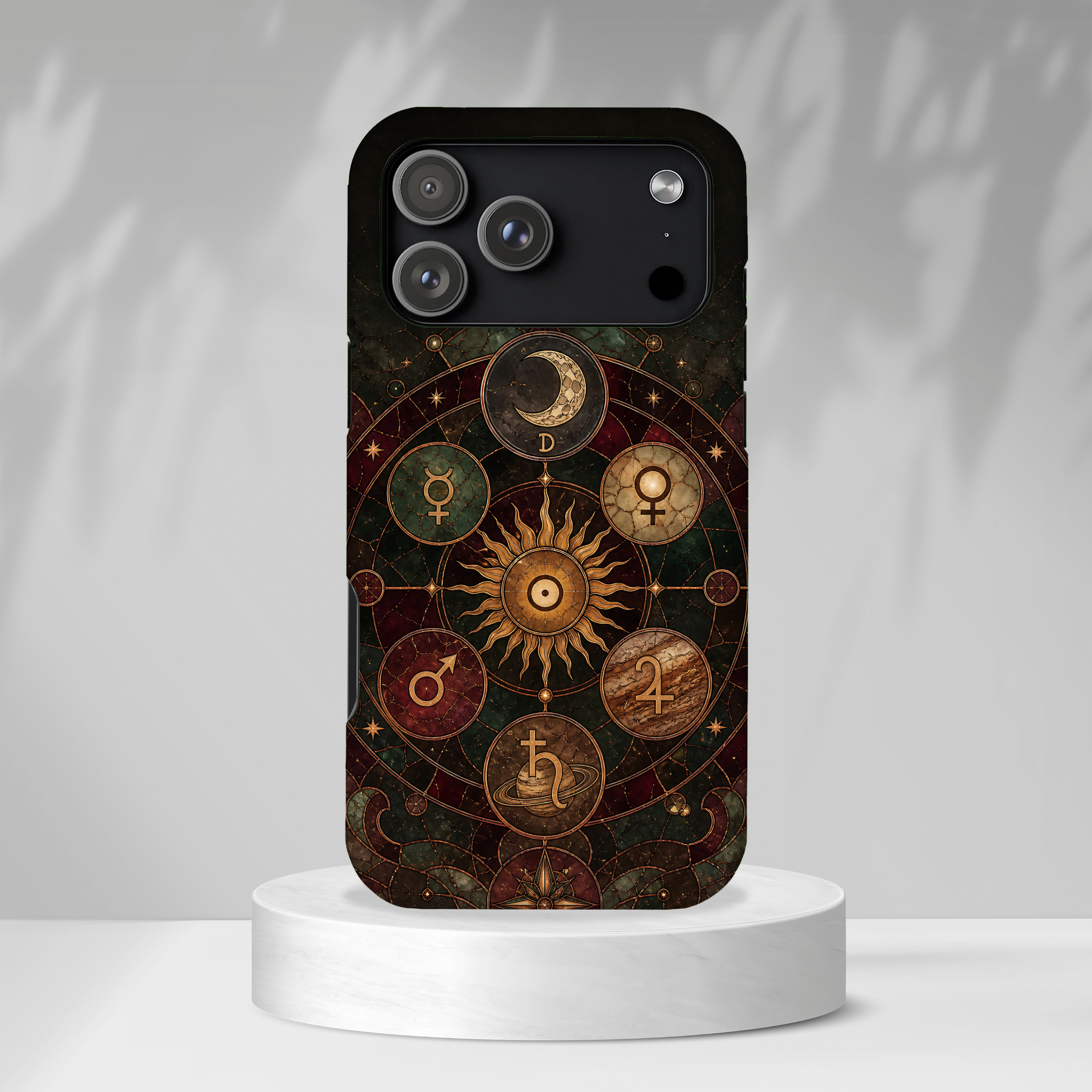 Antique Astrology iPhone Case | Celestial Chart iPhone Case