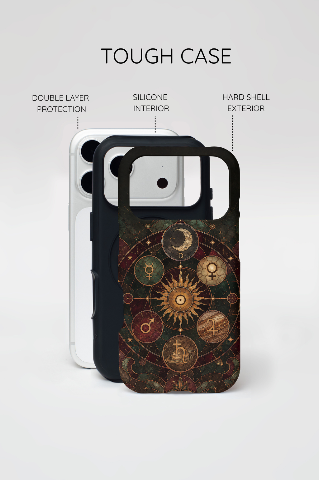 Antique Astrology iPhone Case | Celestial Chart iPhone Case