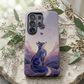 Celestial Fox Samsung Galaxy Phone Case | Moon Fox Phone Case