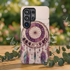 Dreamcatcher Samsung Galaxy Phone Case | Boho Moon Phase Phone Case