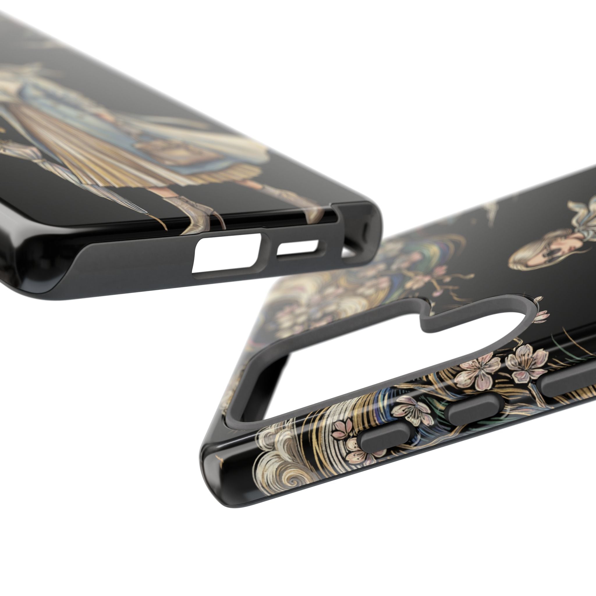 Vintage Chic Samsung Galaxy Phone Case | Stylish Woman Illustration