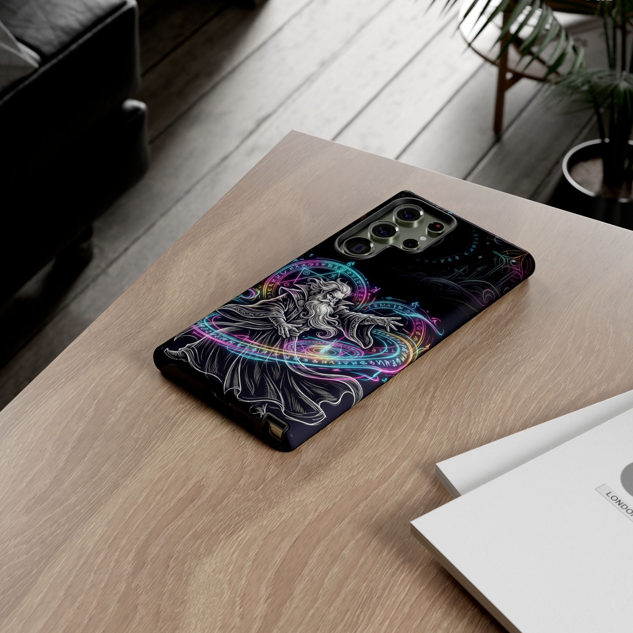 Neon Spell Art Wizard Magic Samsung Galaxy Phone Case