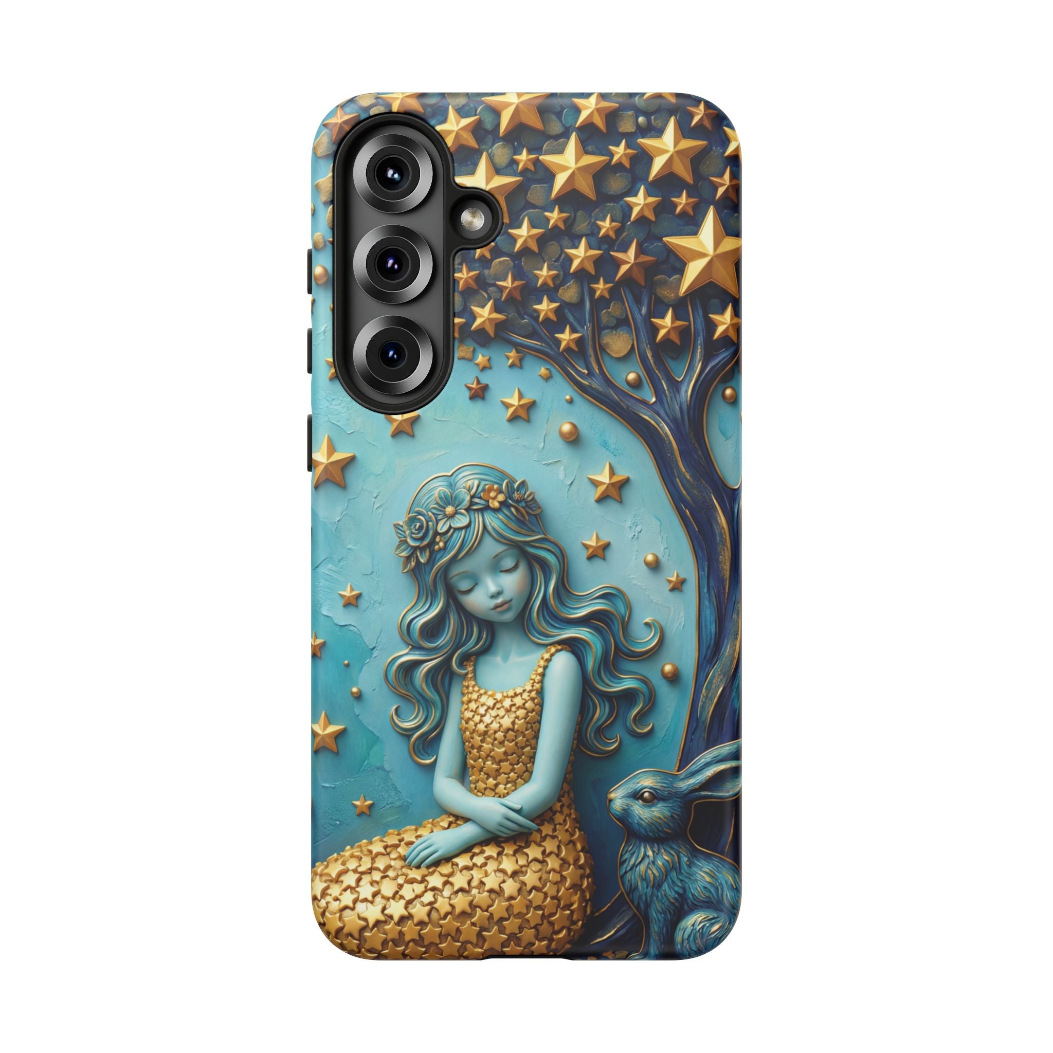 Dreamy Maiden & Star Tree Samsung Galaxy Phone Case