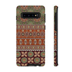 Batik Floral Protective Samsung Galaxy Case