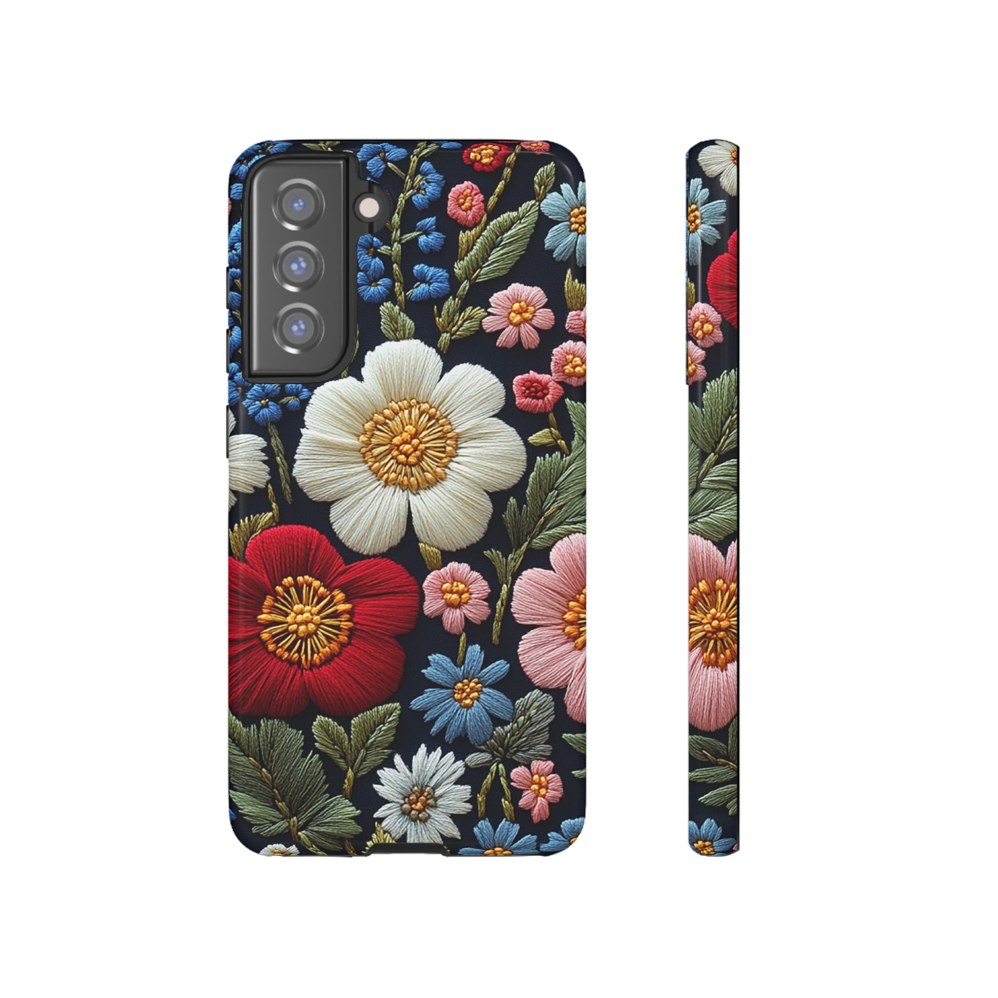 Floral Embroidered Garden Samsung Galaxy Case