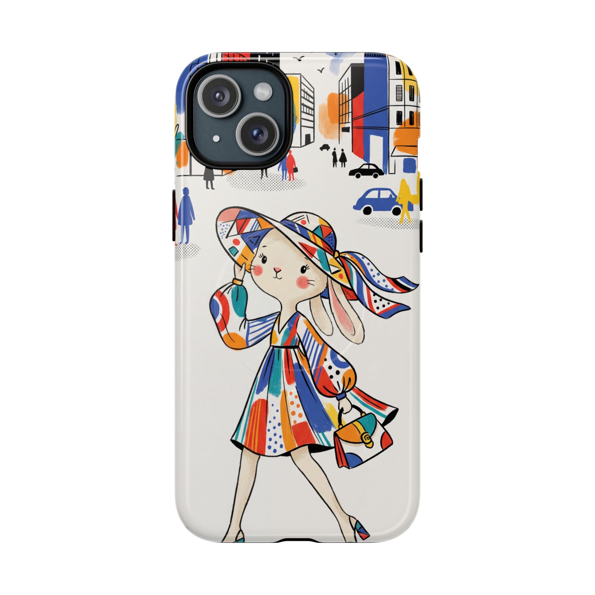 Chic Bunny City MagSafe iPhone Case