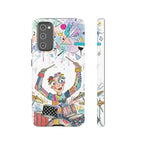 Drummer Boy Samsung Galaxy Phone Case | Colorful Cartoon Drum Kit Protective Cover