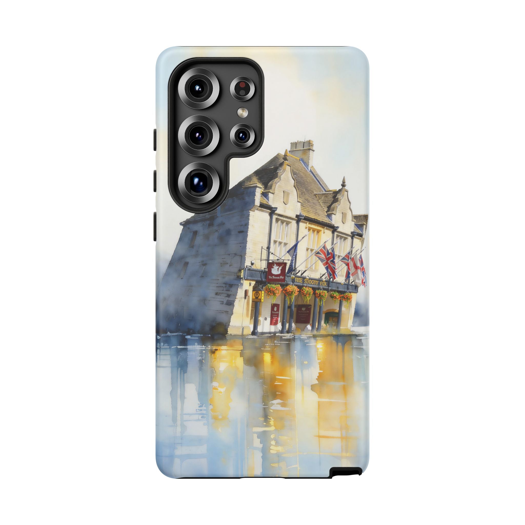 English Village Hotel Aesthetic Samsung Galaxy Phone Case