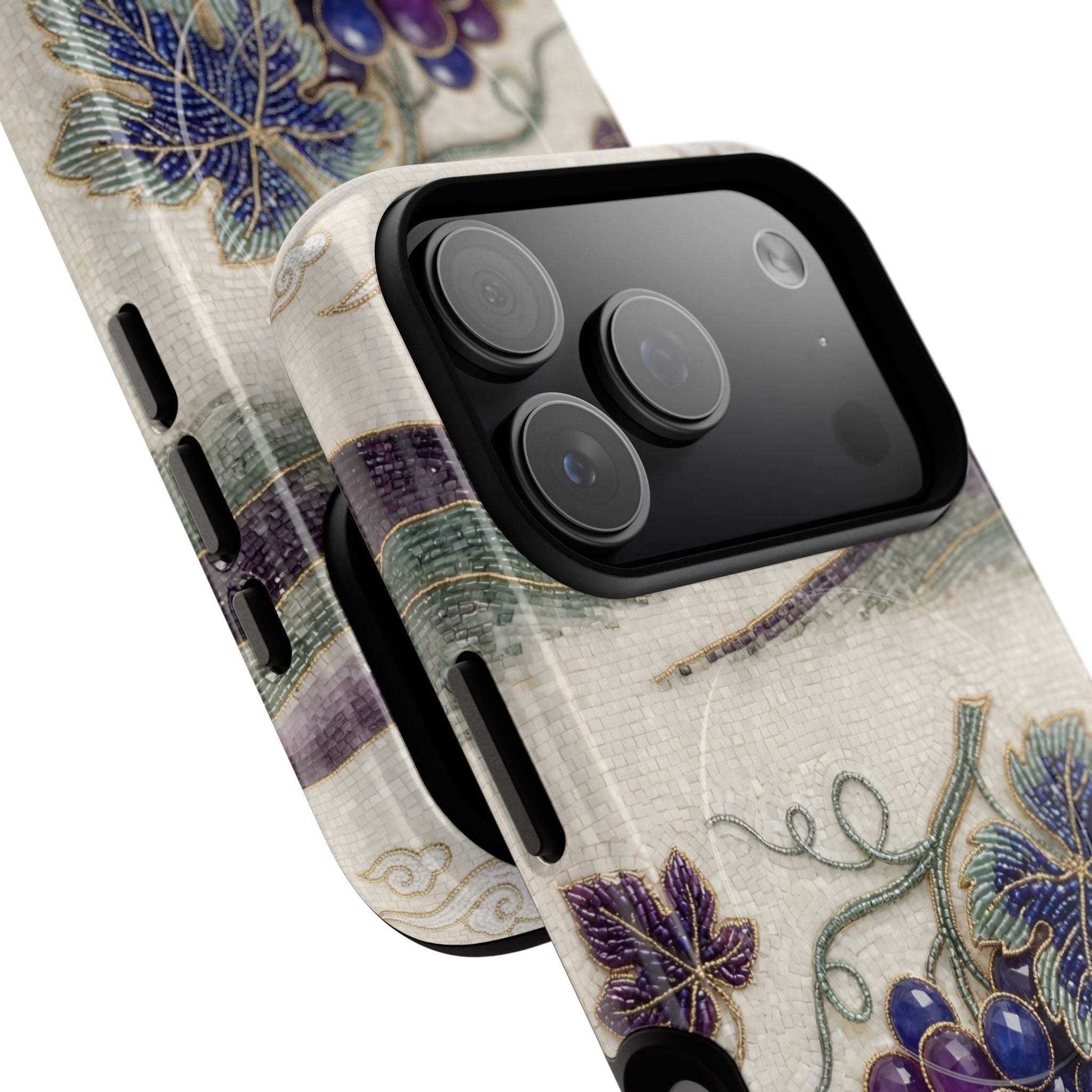 Vintage Grape MagSafe iPhone Case – Botanical Vineyard Art Phone Cover