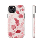 Cover per iPhone Rosa Botanico Floreale Eucalipto