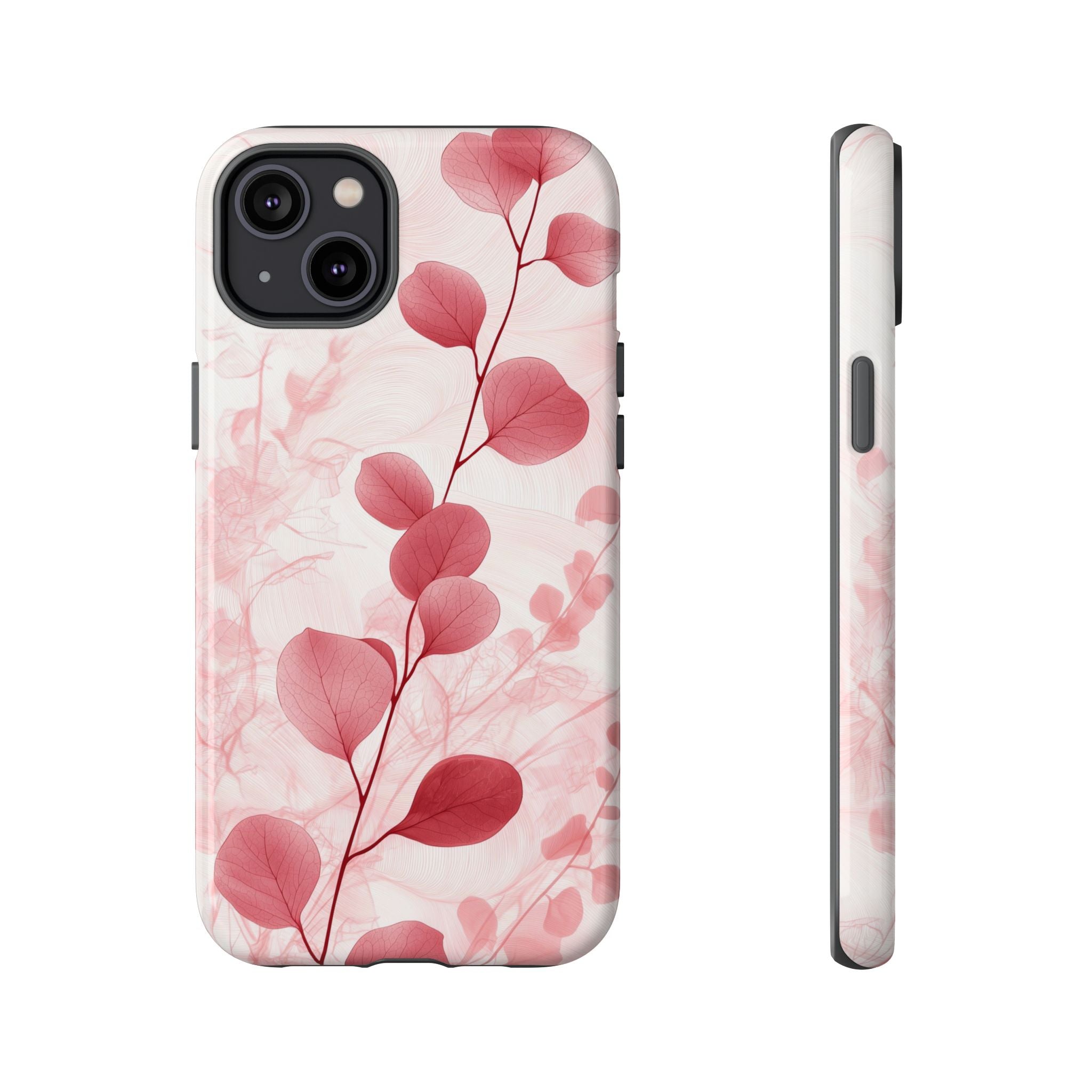 Cover per iPhone Rosa Botanico Floreale Eucalipto