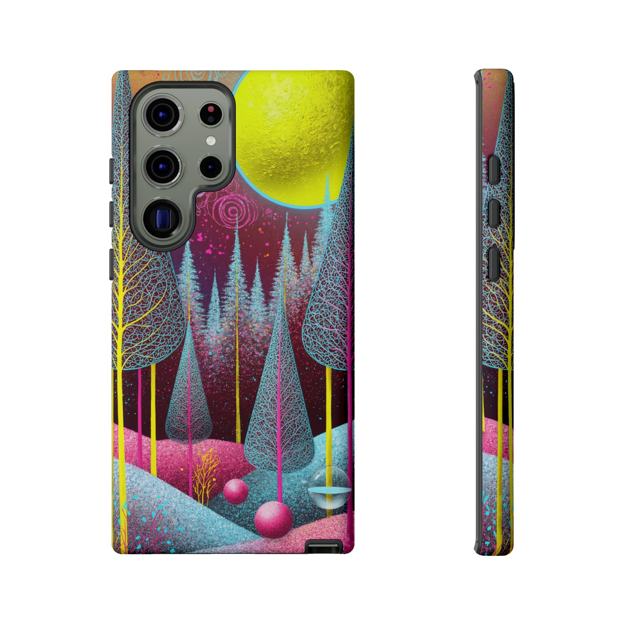 Neon Dreamscape Forest Samsung Galaxy Case