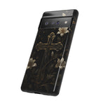 Gothic Cross Lily Google Pixel Phone Case | Christian iPhone Case