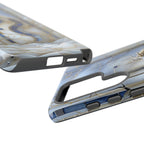 Dragon Stained Glass Samsung Galaxy Case — Blue Winter Forest Protective Cover