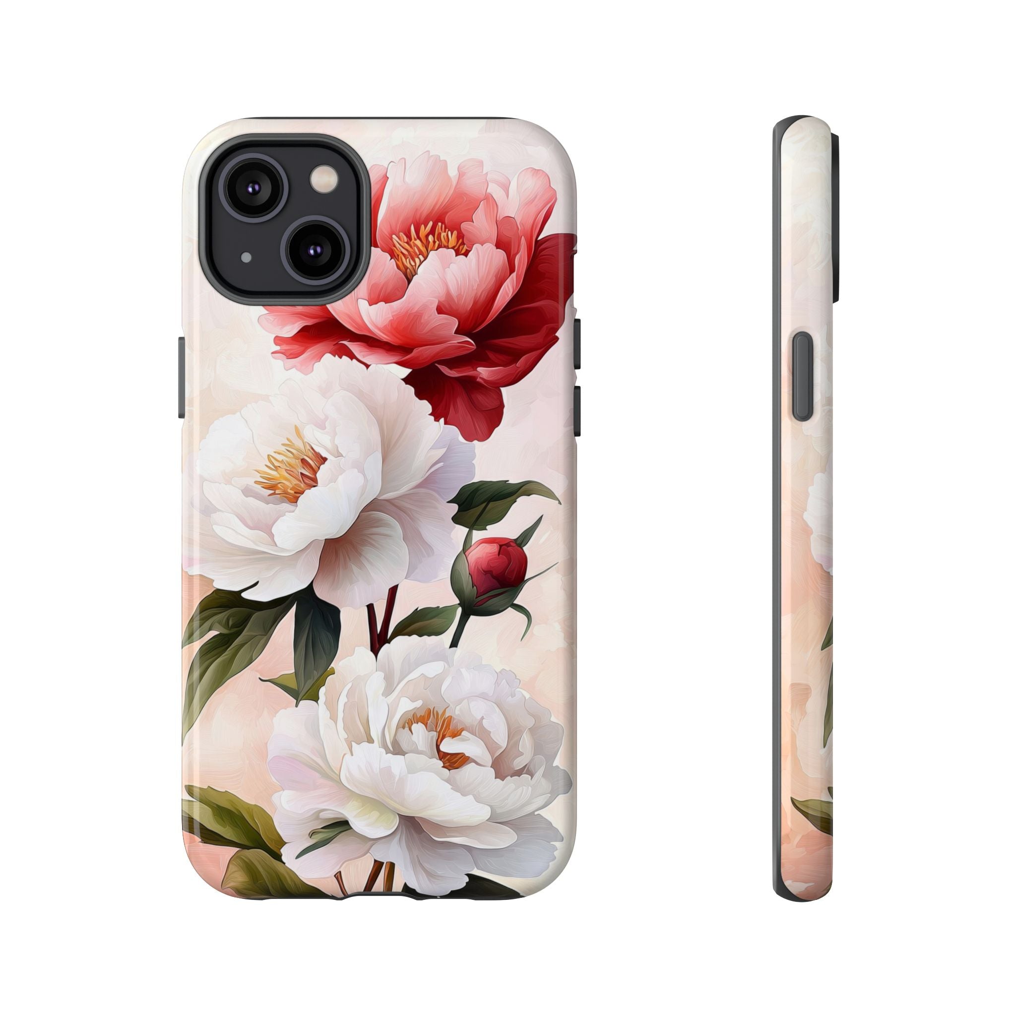 Floral Peony Tough iPhone Case