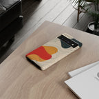 Abstract Retro Waves Google Pixel Case | Colourful Modern Art