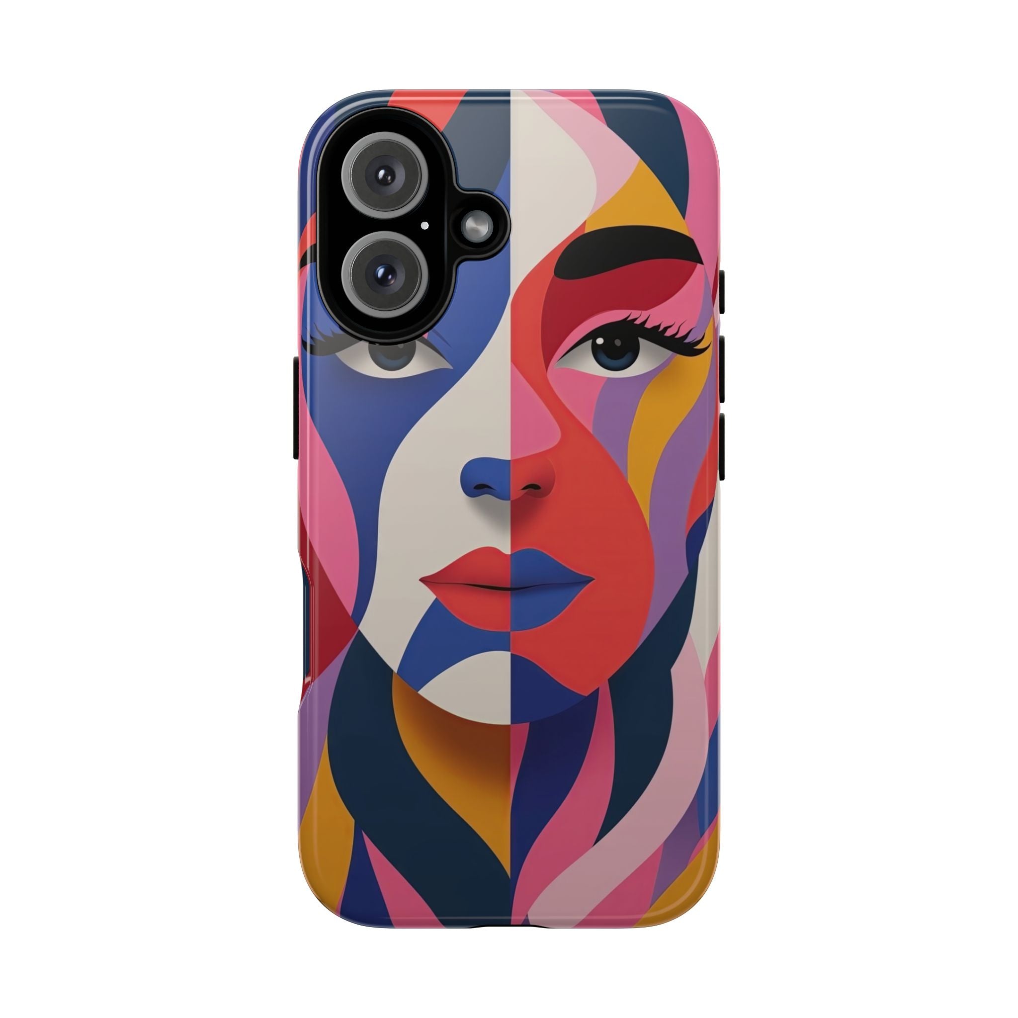 Abstract Colourful Face iPhone Case | Vibrant Pop Art