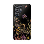 Vintage Bee Floral Samsung Galaxy Phone Case