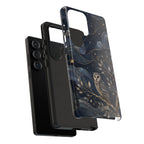 Barn Owl Samsung Galaxy Phone Case | Midnight Forest Art Cover