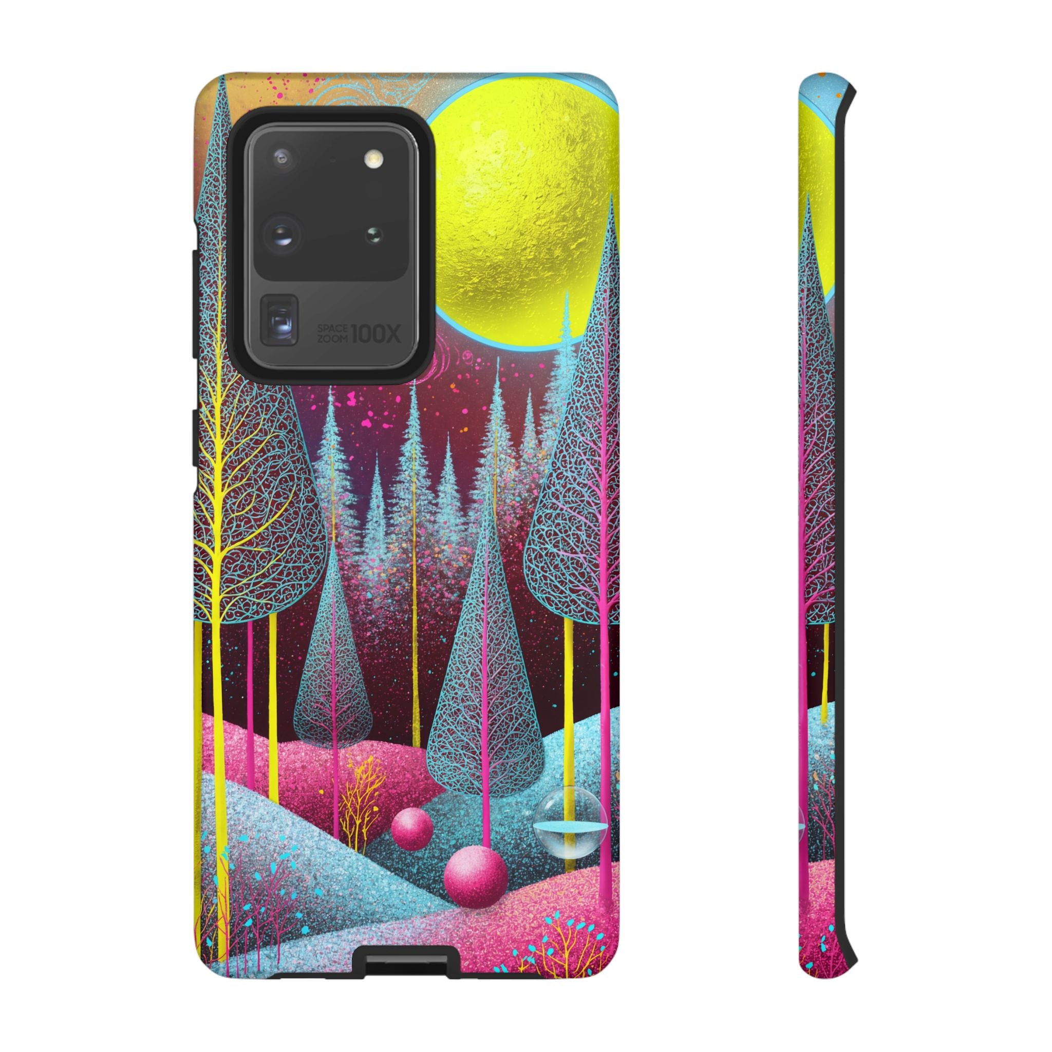 Neon Dreamscape Forest Samsung Galaxy Case