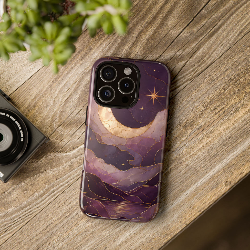 Moon iPhone Case | Celestial Night Sky iPhone Case