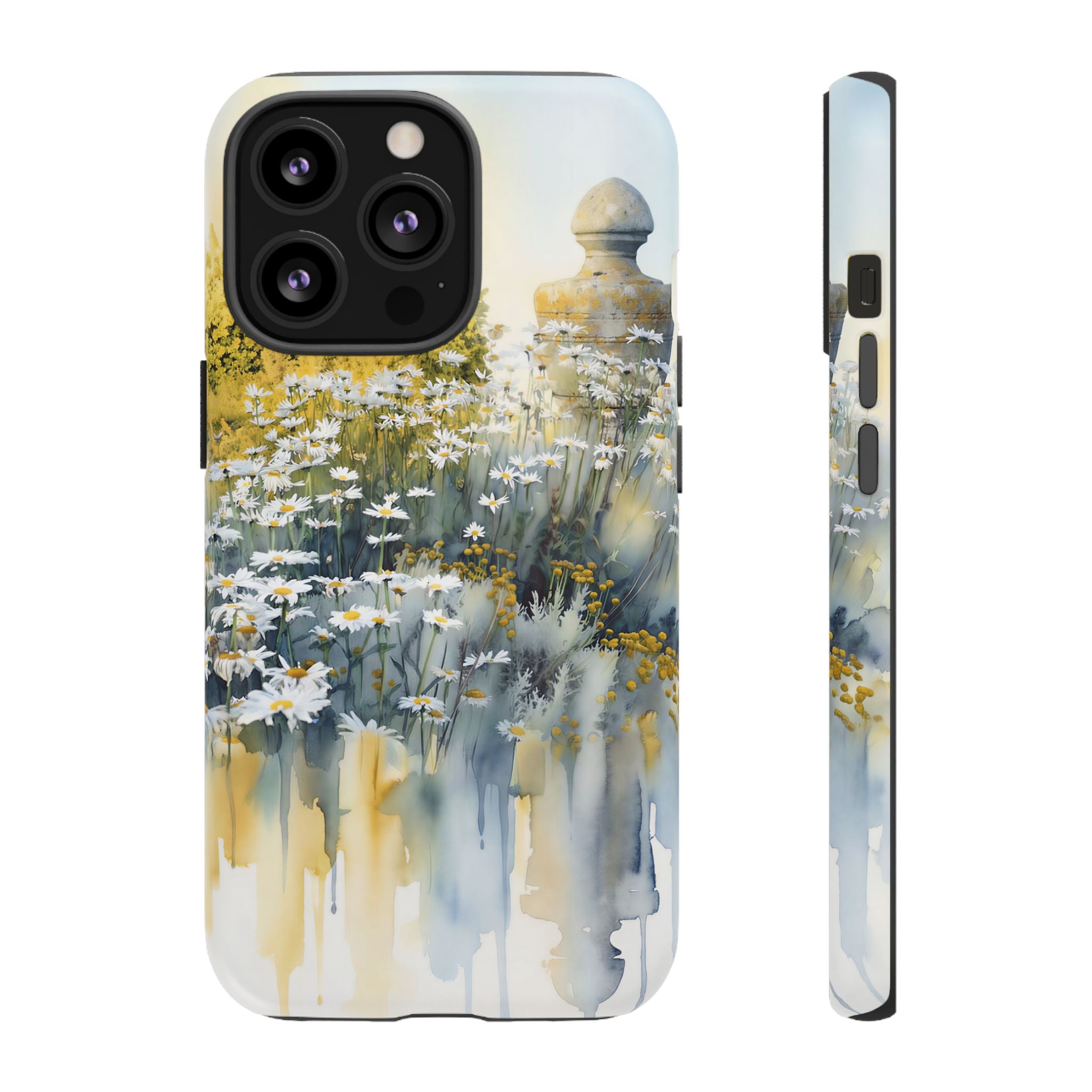 Watercolor Floral Daisy Garden iPhone Case