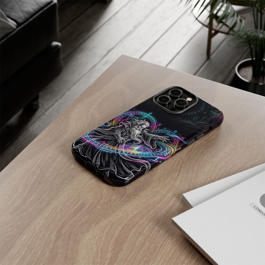 Cover per iPhone "Neon Spell Art Wizard Magic"