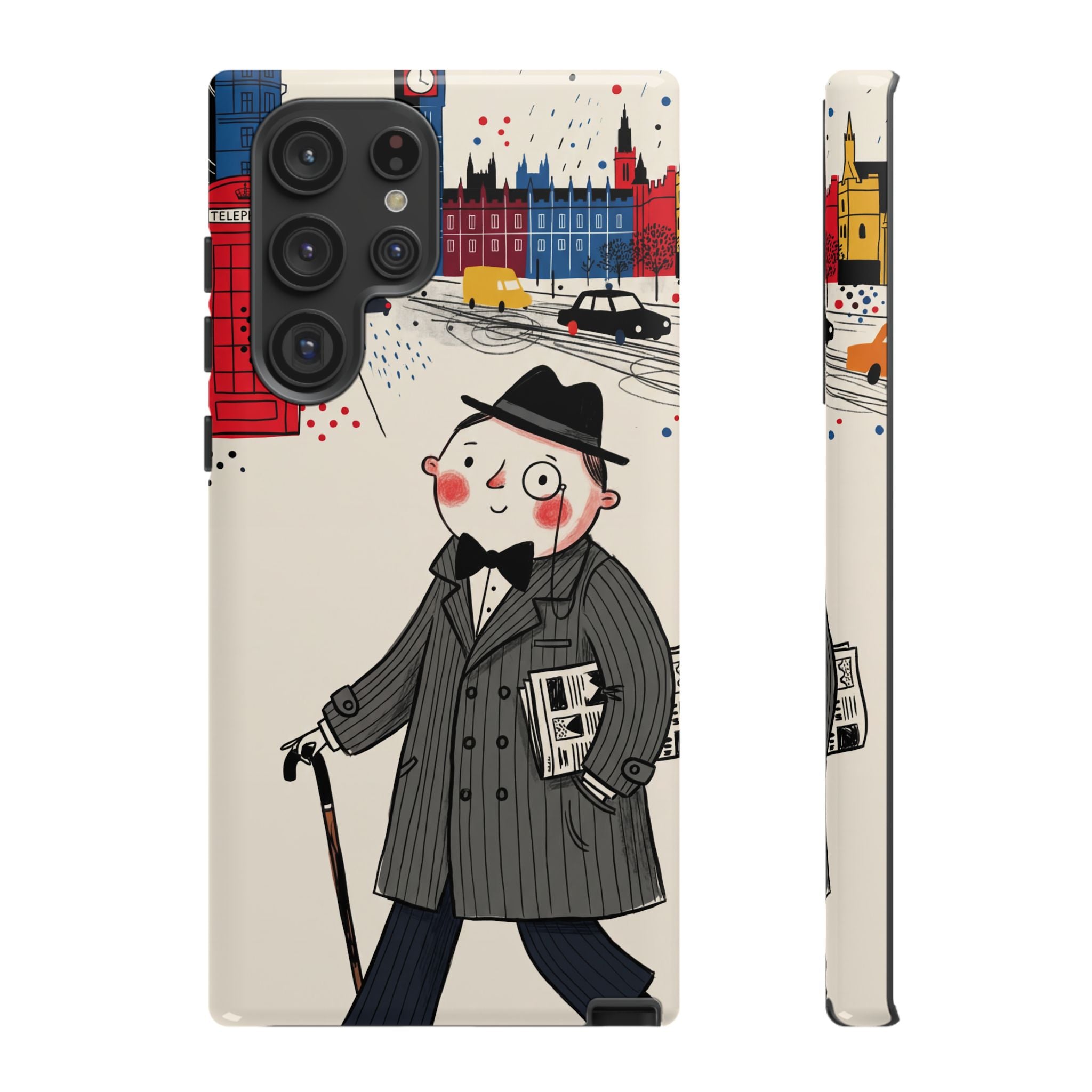 Detective in London Samsung Galaxy Phone Case