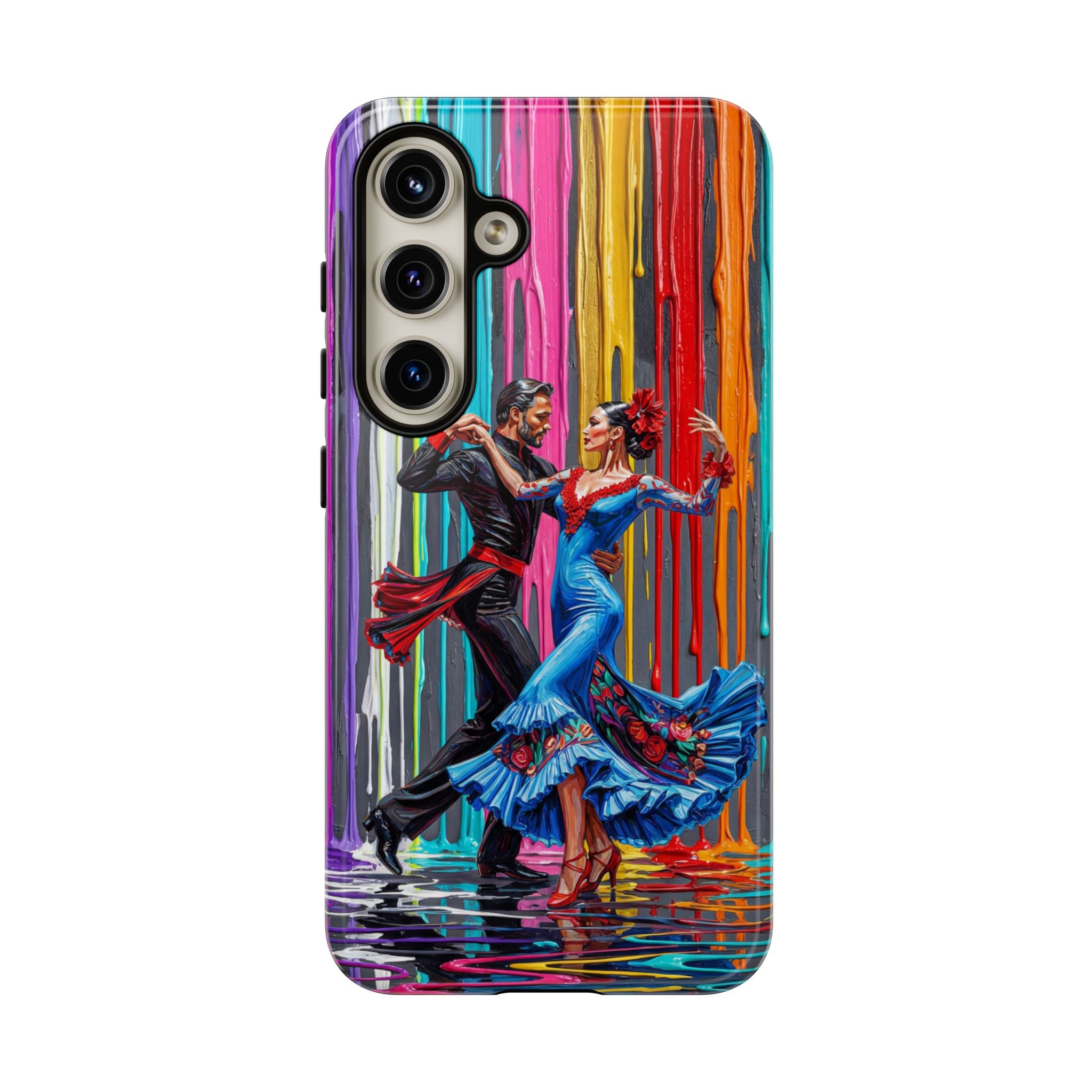 Colorful Tango Samsung Galaxy Phone Case | Vibrant Dancing Couple Art Protection