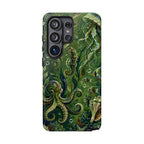 Octopus Tough Samsung Galaxy Phone Case | Jewel Green Ocean Animal Cover