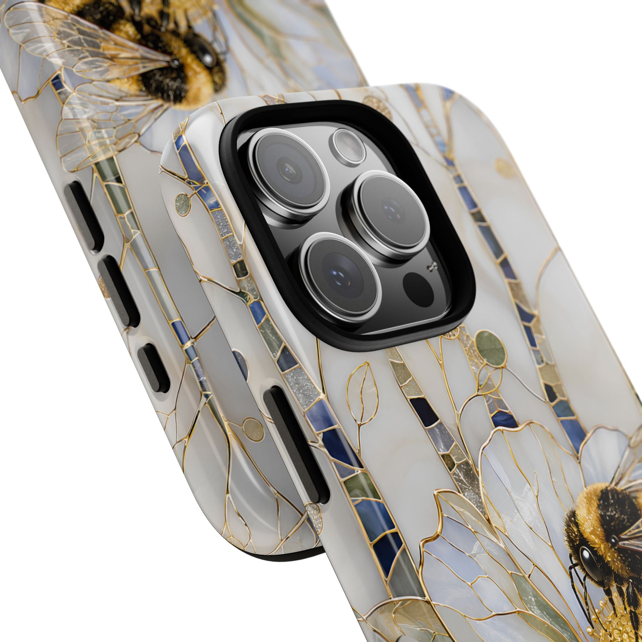 Bumblebee iPhone Case | Stained Glass Bee iPhone Case
