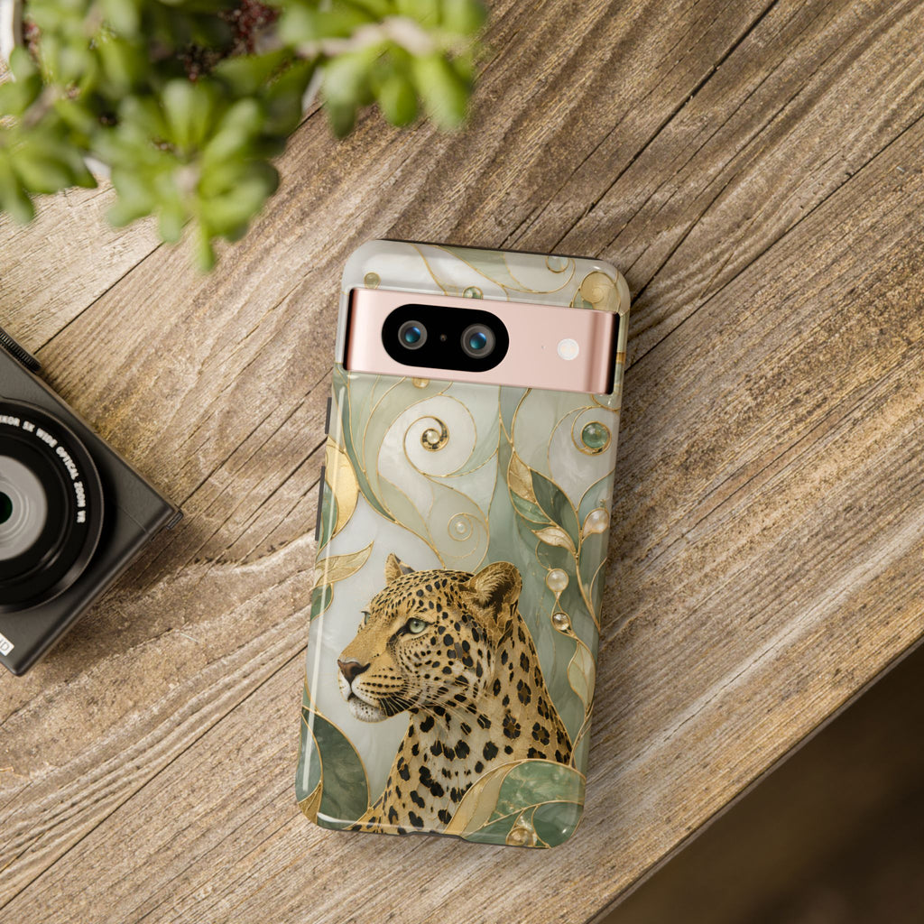 Leopard Google Pixel Phone Case | Elegant Big Cat Art Cover