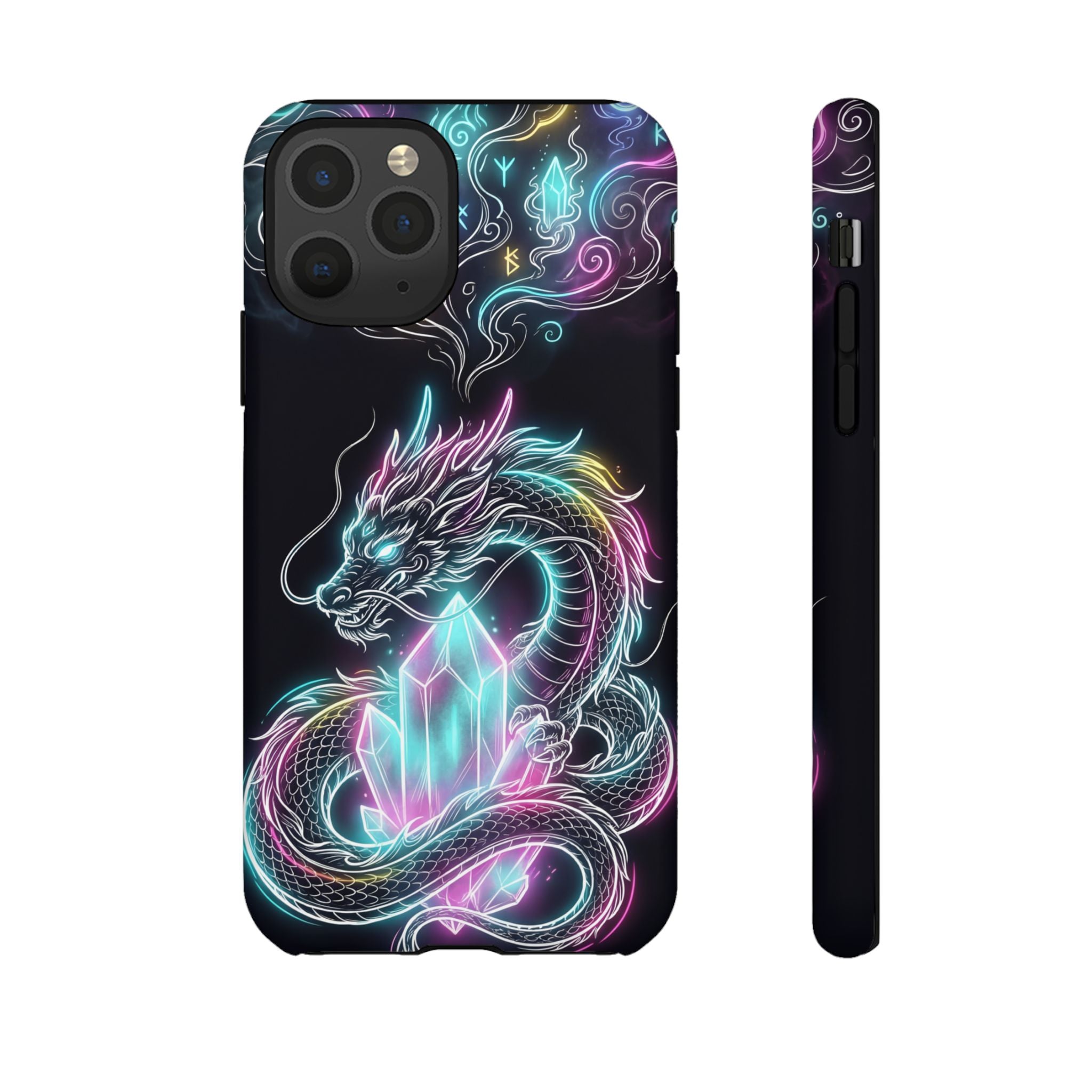 Neon Loong Crystal iPhone Case