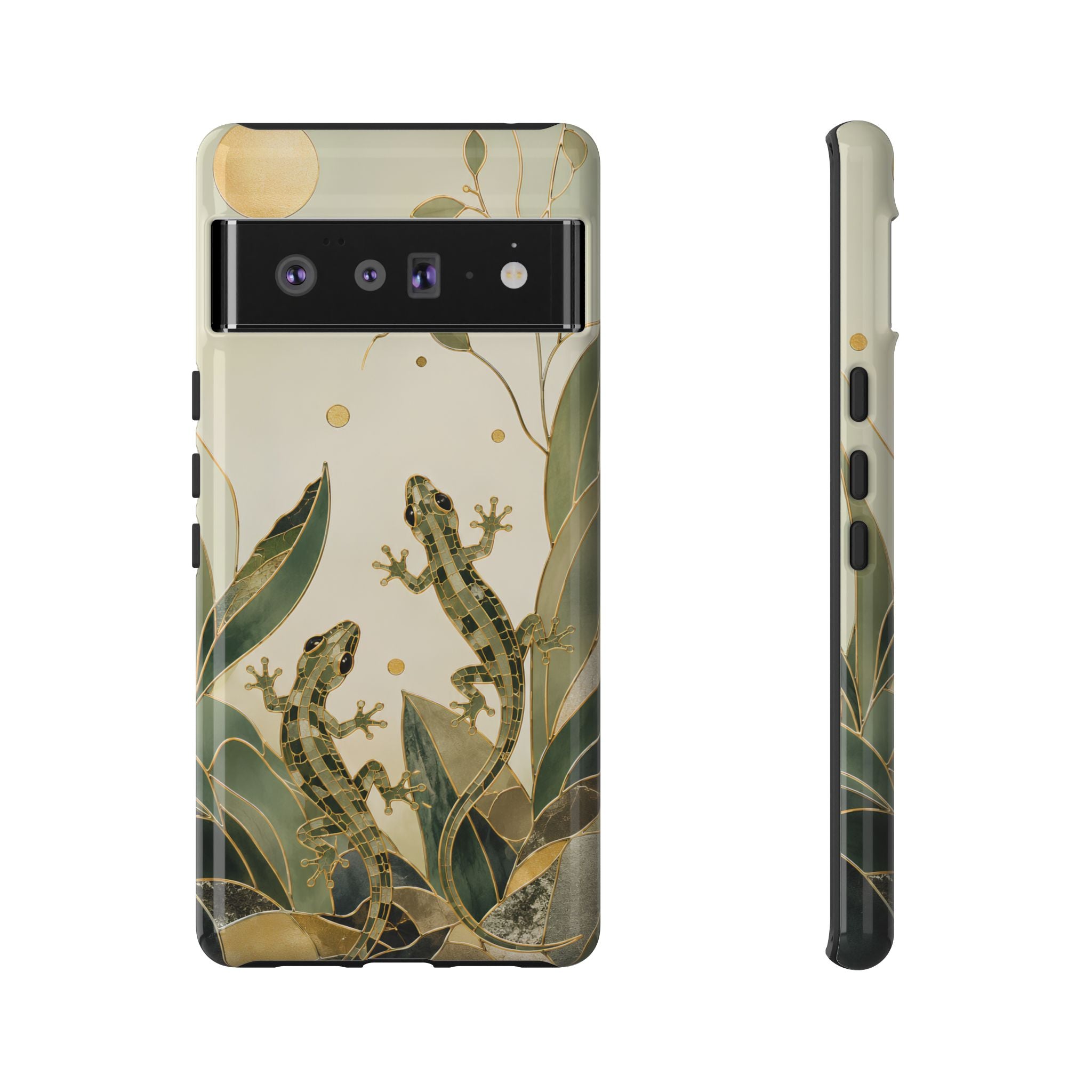 Lizard Botanical Google Pixel Phone Case | Gecko Phone Case