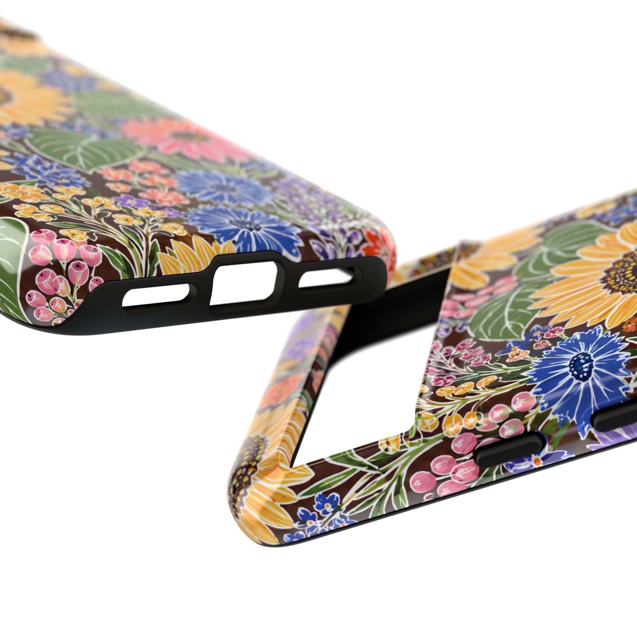 Sunflower & Wildflower Pattern Tough Google Pixel Phone Case