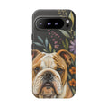 English Bulldog Google Pixel Phone Case | Bulldog Dog Art Cover