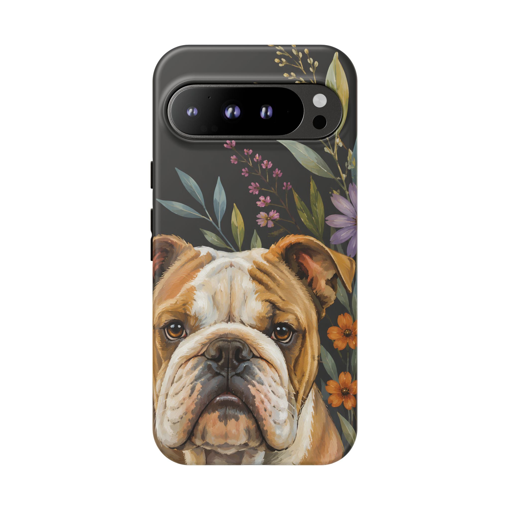 English Bulldog Google Pixel Phone Case | Bulldog Dog Art Cover
