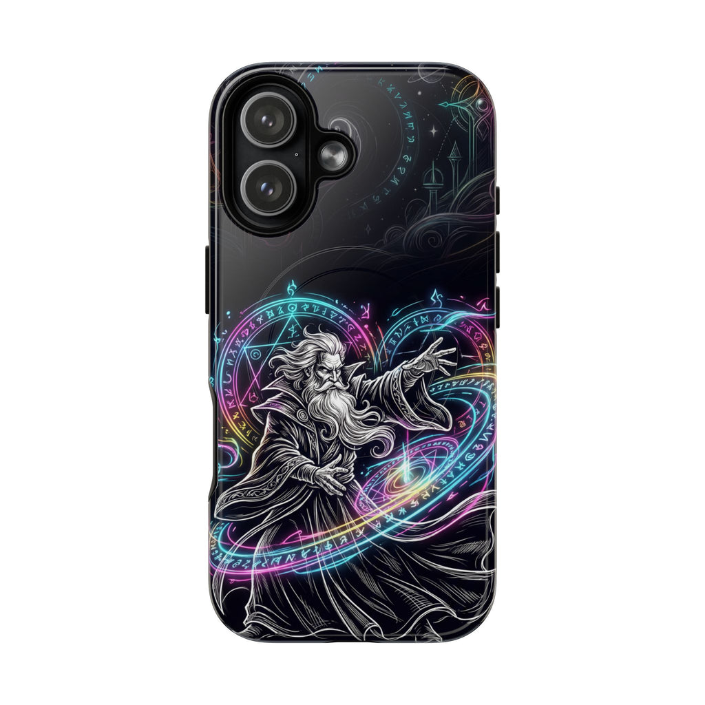 Neon Spell Art Wizard Magic MagSafe iPhone Case