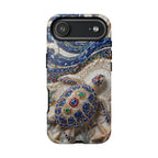 Sea Turtle Mosaic iPhone Case – Decorative Ocean Art Protective Case