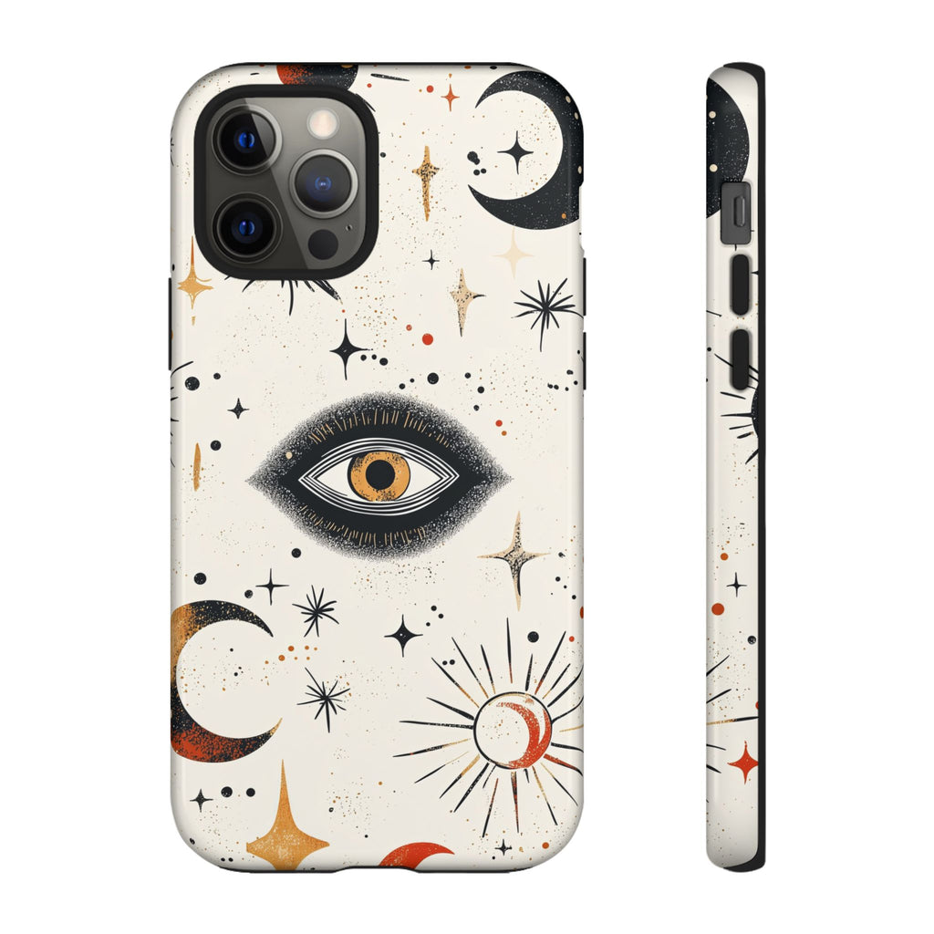 Mystic Eye iPhone Case | Celestial Moon & Star