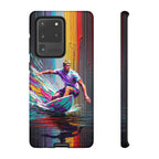 Surfing Rainbow Tough Samsung Galaxy Phone Case