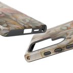 Custodia protettiva resistente per Samsung Galaxy con motivo floreale rosa vintage