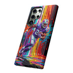 Vibrant American Football Runner Samsung Galaxy Phone Case