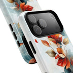 Custodia MagSafe resistente per iPhone con motivo floreale autunnali