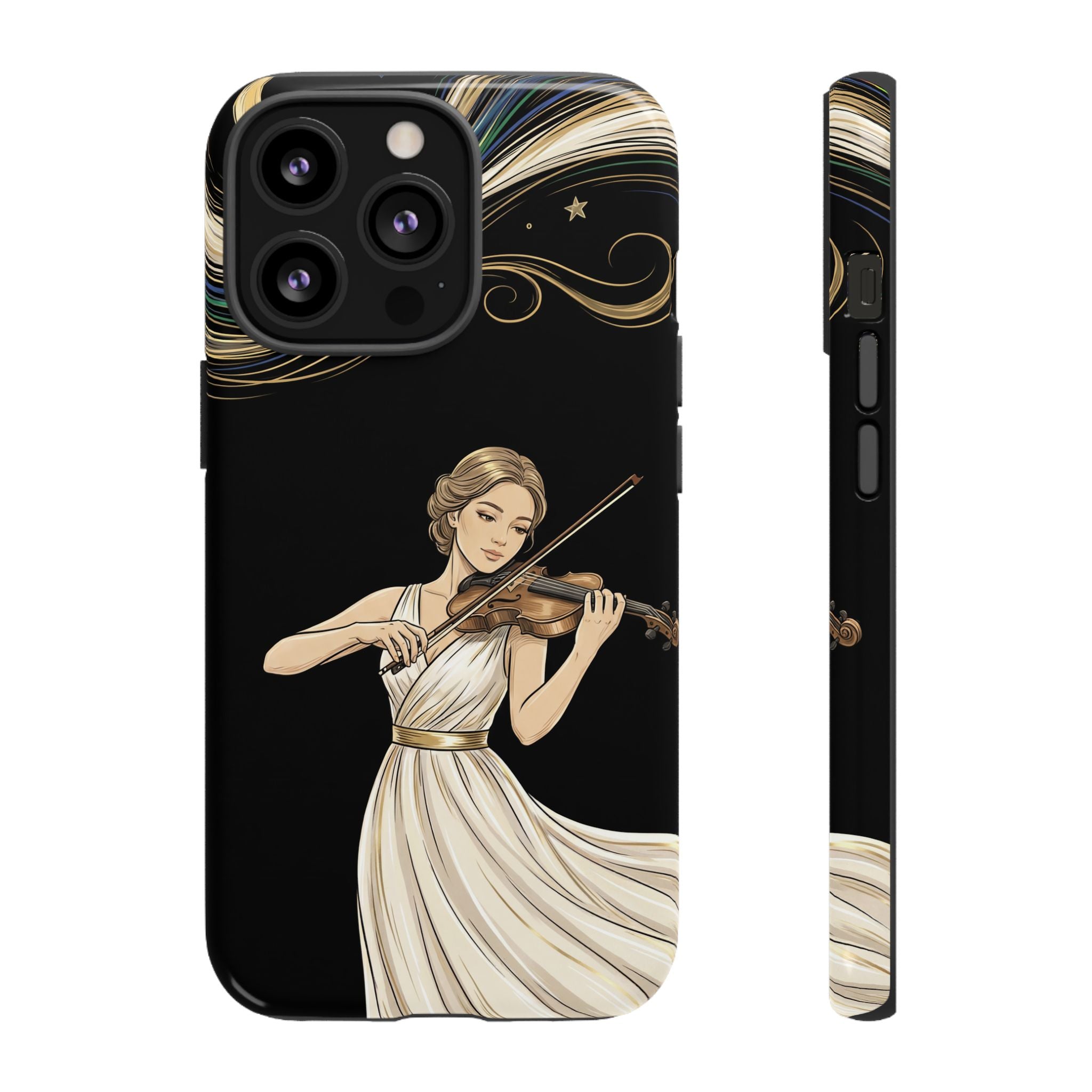 Violinist iPhone Case | Elegant Classical Musicist Design