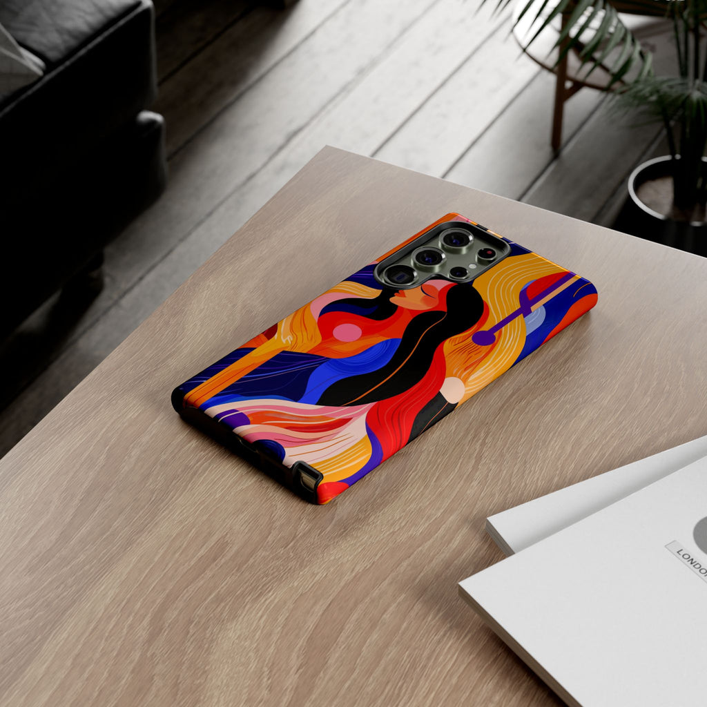 Abstract Colourful Woman Samsung Galaxy Tough Case | Vibrant Artistic