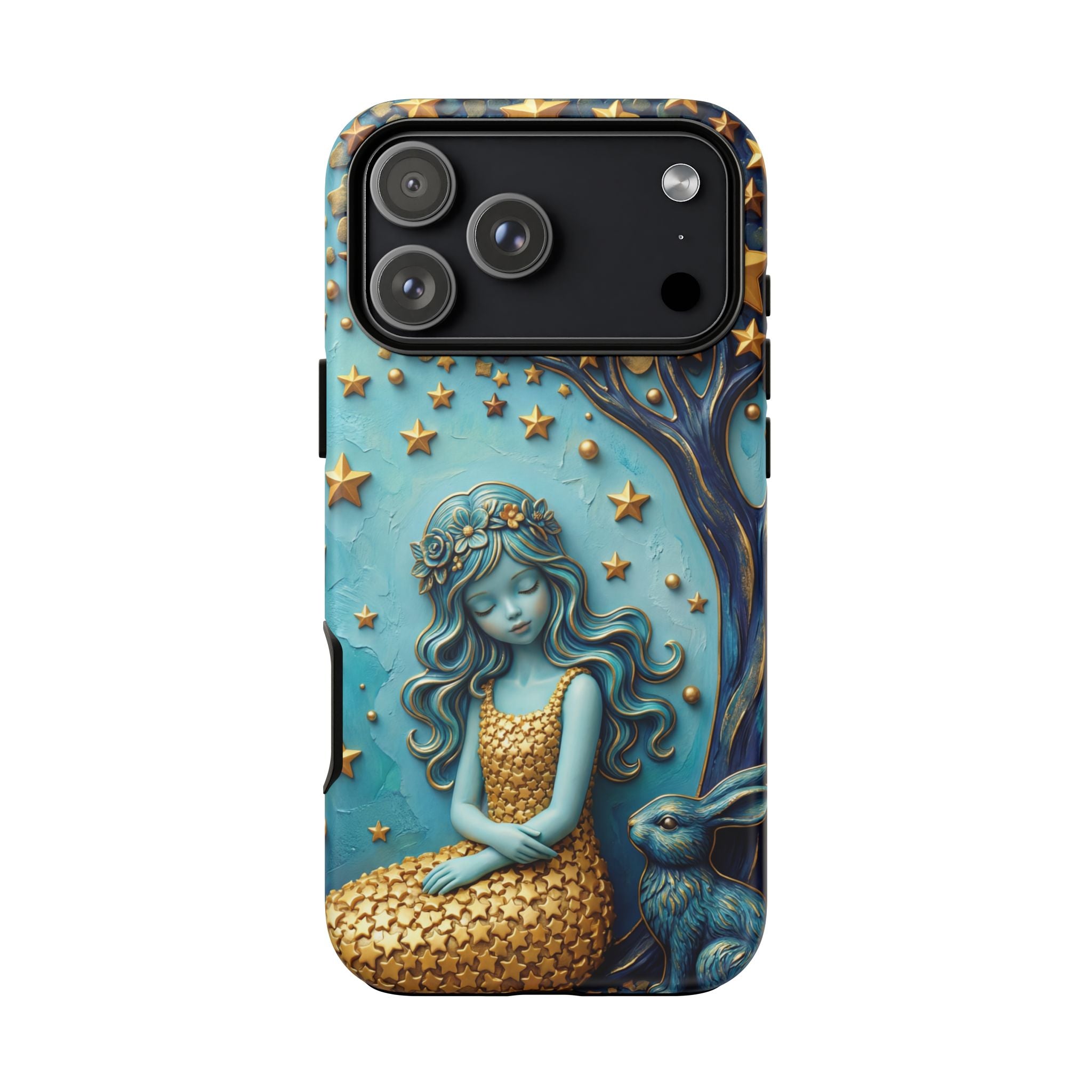 Dreamy Maiden & Star Tree iPhone Case