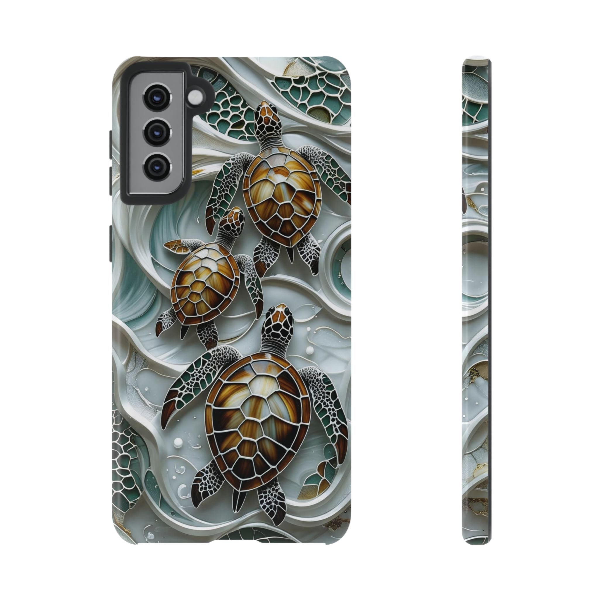 Sea Turtle Samsung Galaxy Case — Ocean Waves Protective Cover