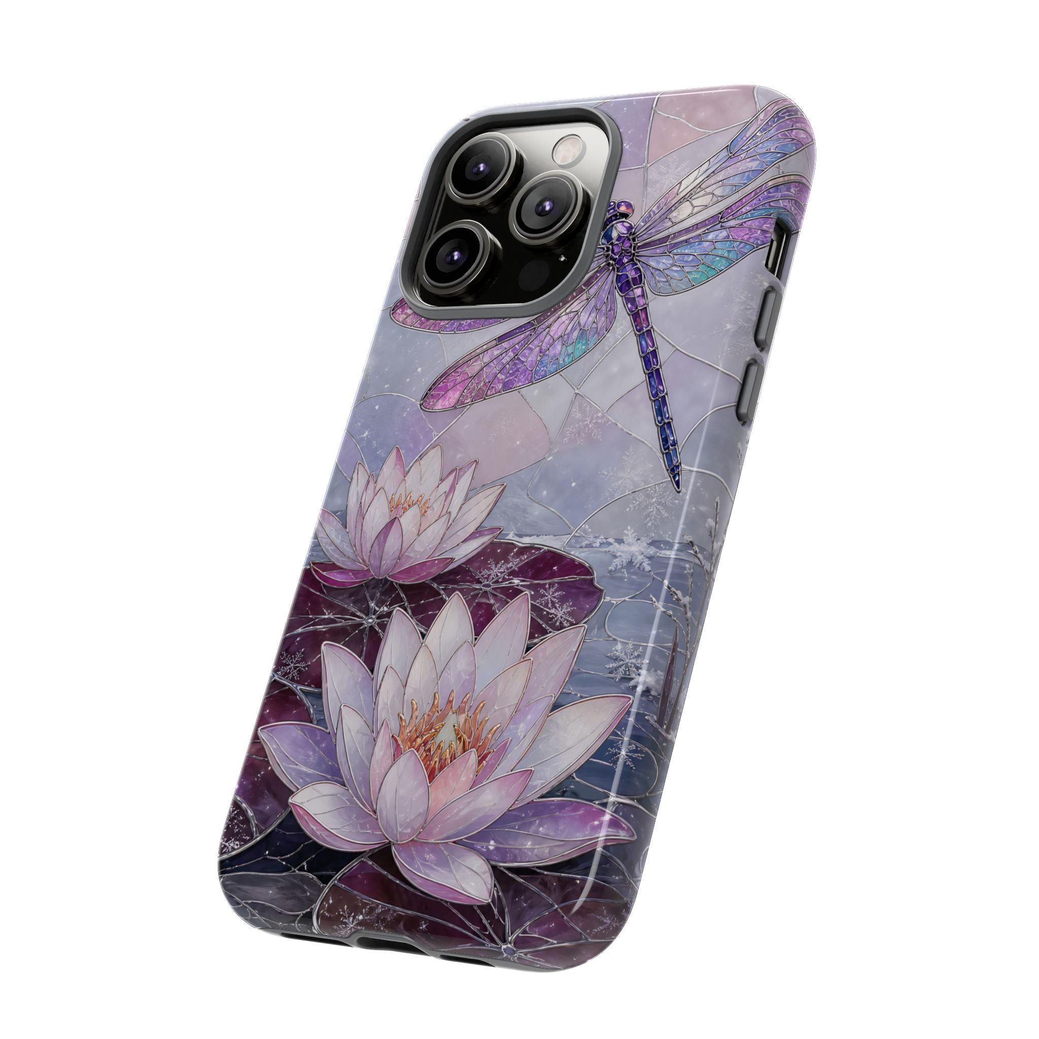 Dragonfly iPhone Case | Lotus Flower iPhone Case