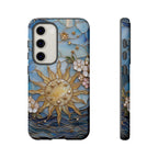 Stained Glass Floral Sun & Sea Tough Samsung Galaxy Case
